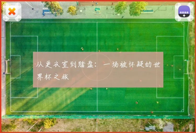 从更衣室到赌盘：一场被怀疑的世界杯之旅